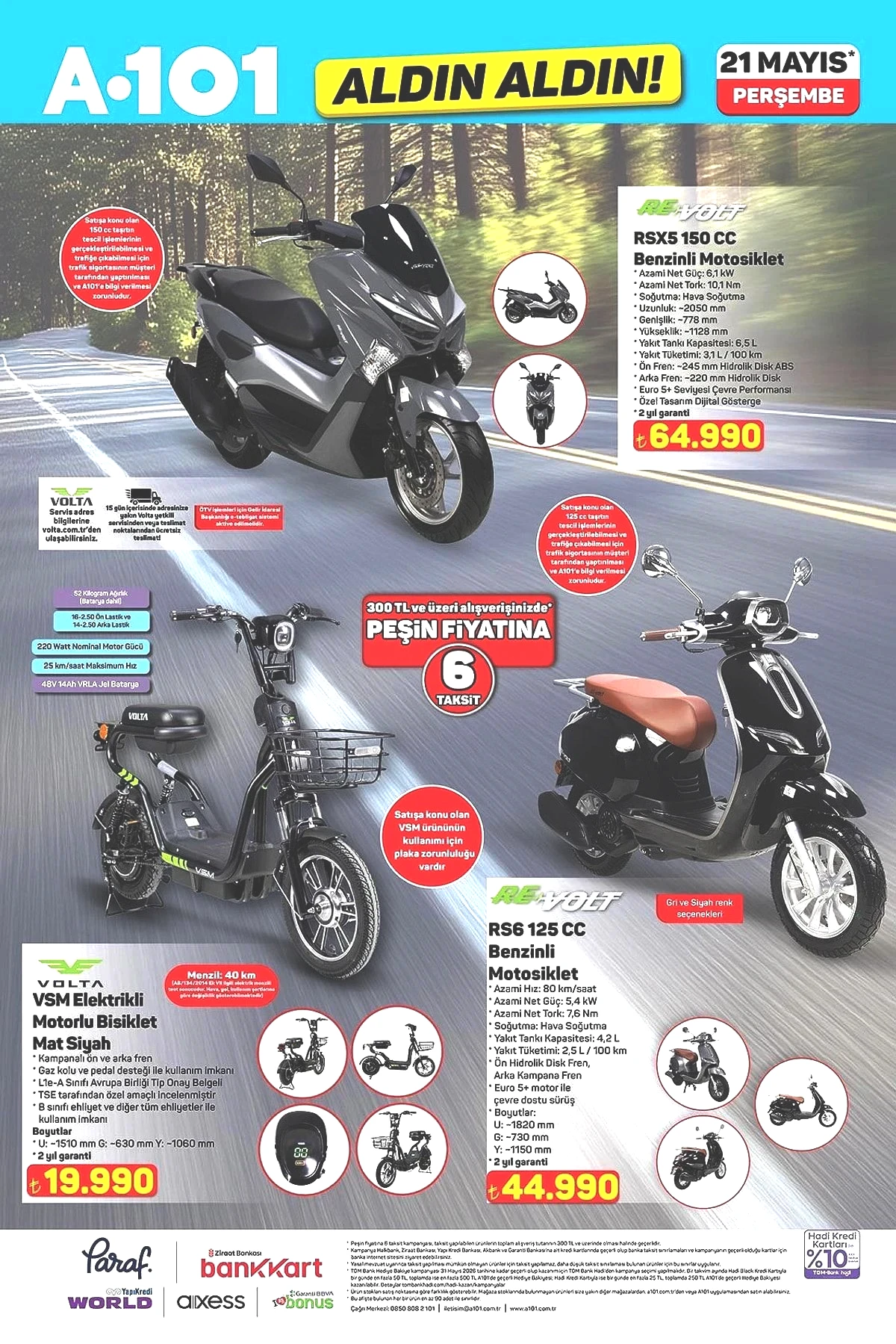 Mayısın en hızlı fırsatı: A101’e 21 Mayıs Perşembe Benzinli Motosiklet geliyor! - Sayfa 3